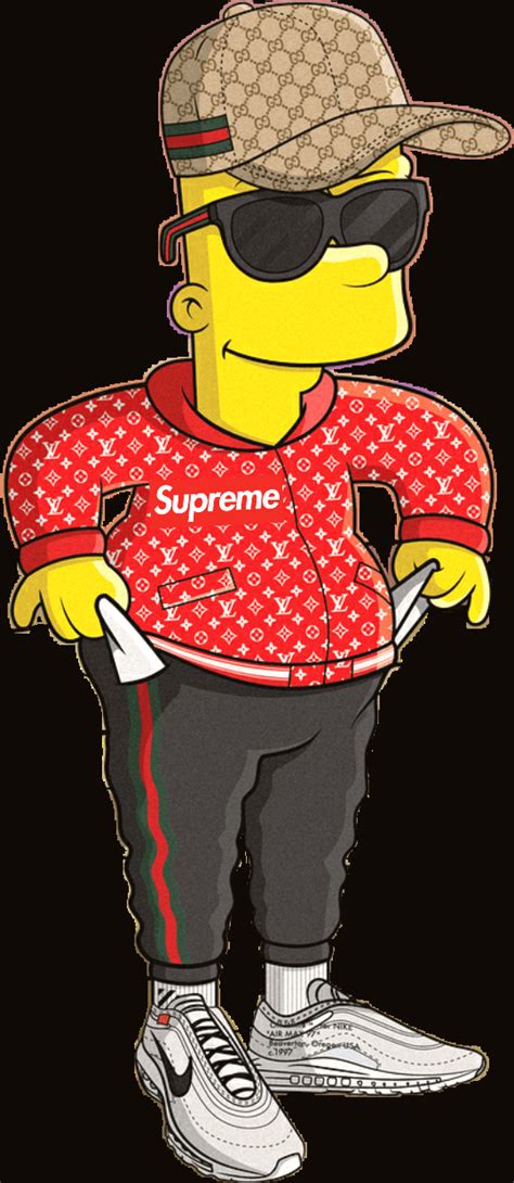 bart supreme gucci|gucci bart simpson.